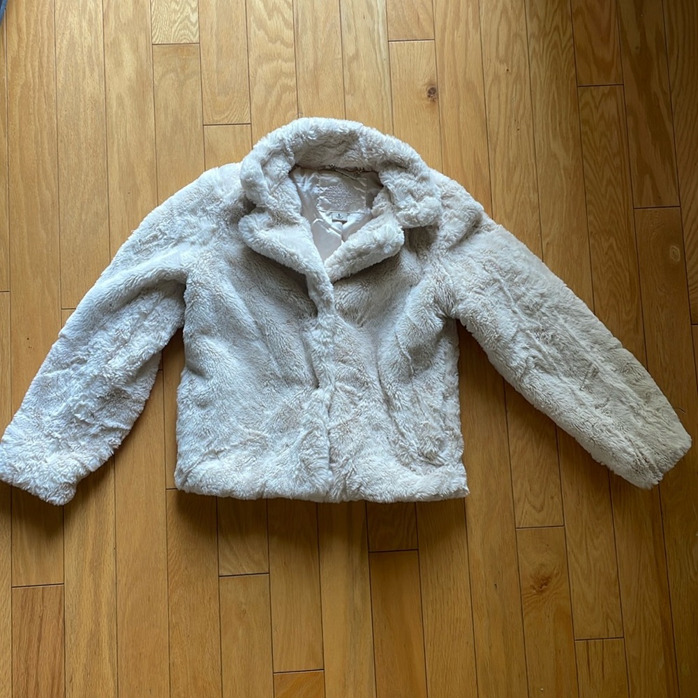 Faux Fur Youth Coat size large